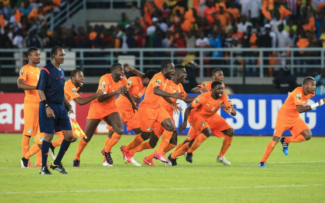 Ivory coast parade through abidjan champions of africa