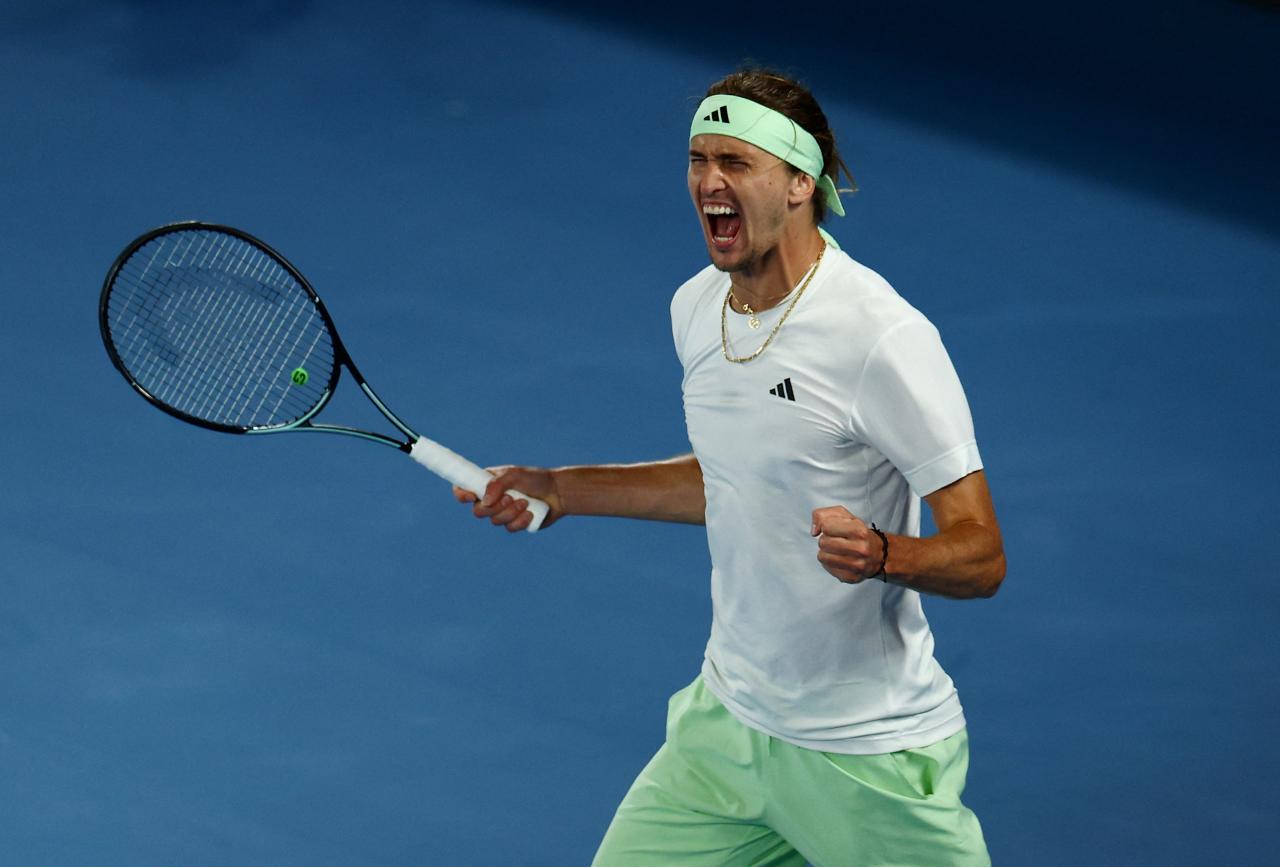 Zverev stuns alcaraz to set up australian open semi with medvedev