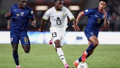 Ghana s hughton focused on egypt after fan confrontation