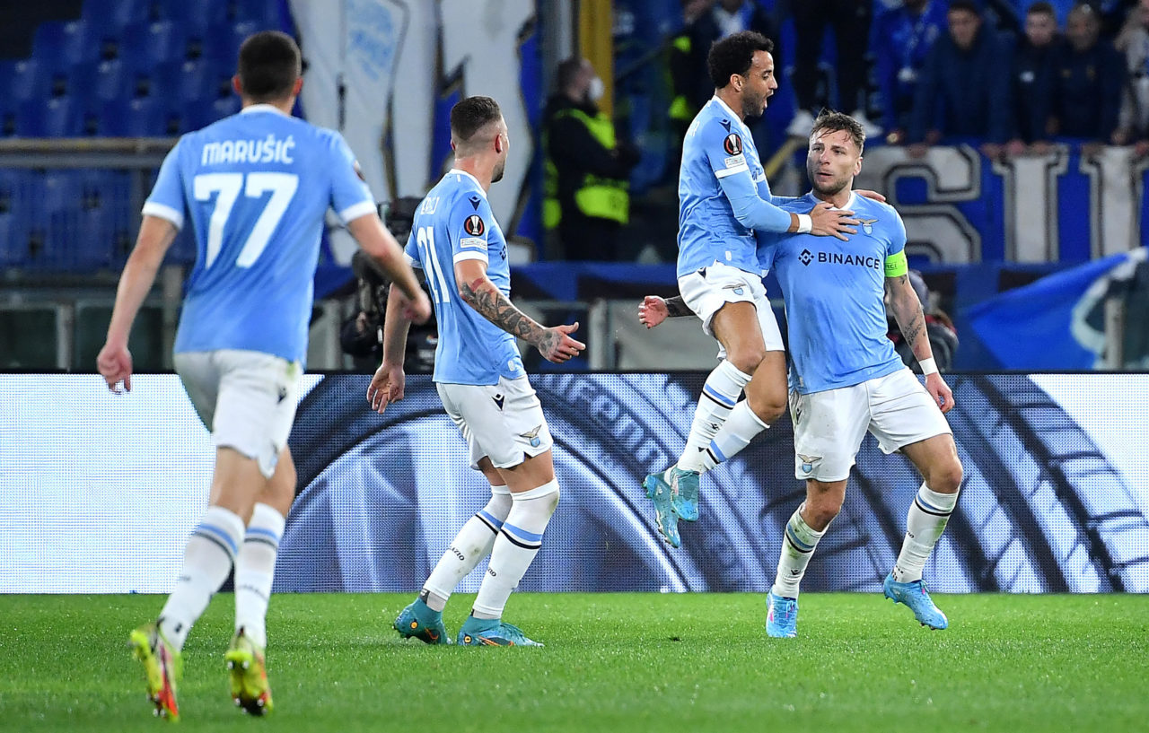 Lazio eye italy s top four after beating lecce and rivals slip