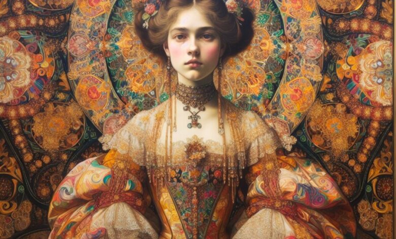 Gustav klimt bloch bauer adele canvas painted portrait paintings hand gold quality high