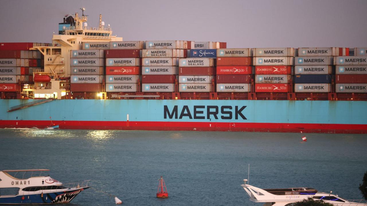 Maersk says to avoid red sea for foreseeable future