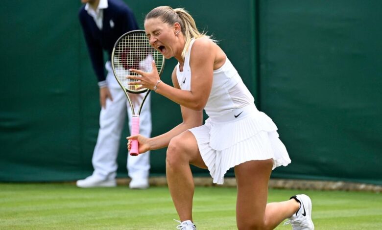 Kostyuk makes last eight to end timofeeva s australian open run