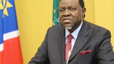 Namibian president hage geingob dies in hospital aged 82