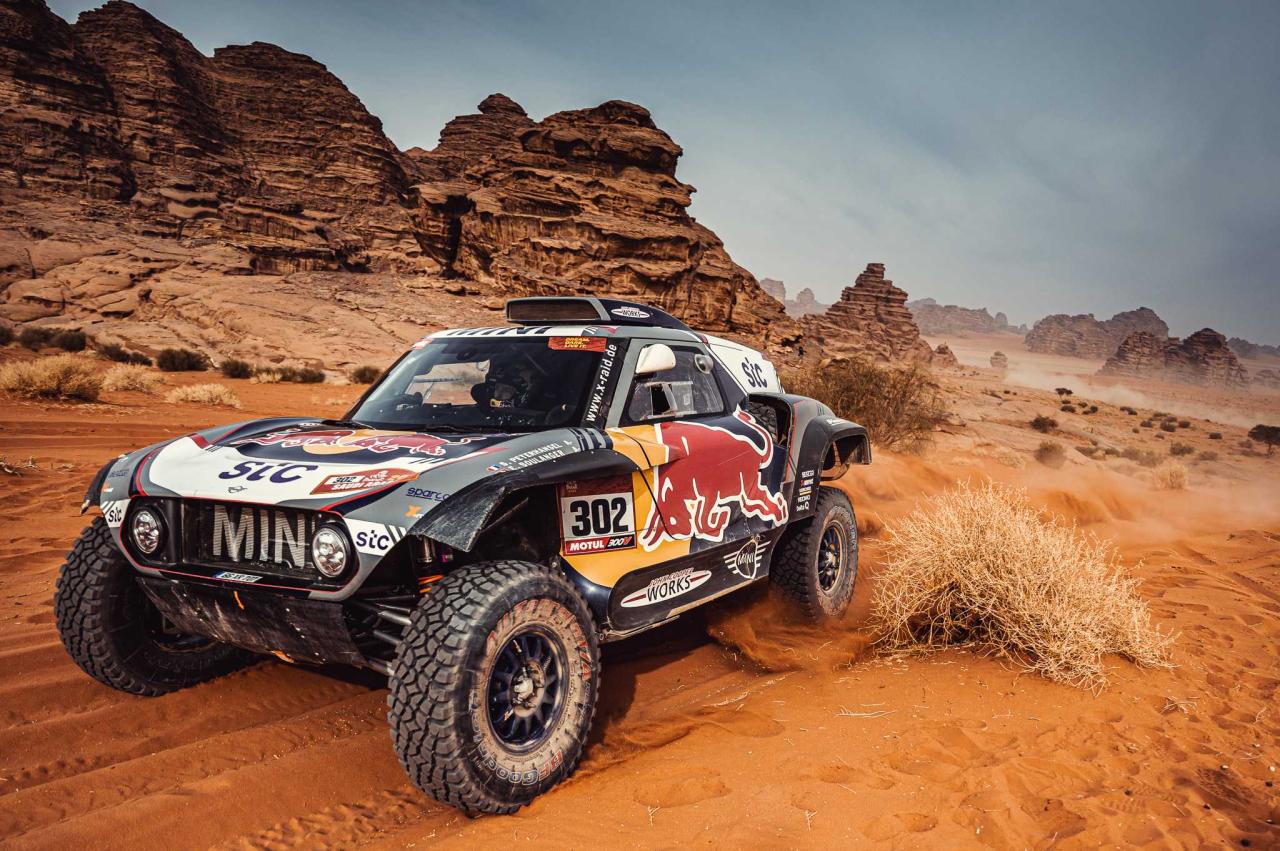 French double in dakar rally as loeb and van beveren win stage nine