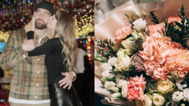 Superstar swift celebrates nail biting super bowl triumph for kelce s chiefs