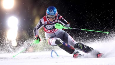 Vlhova wins tough slalom as shiffrin suffers rare blunder