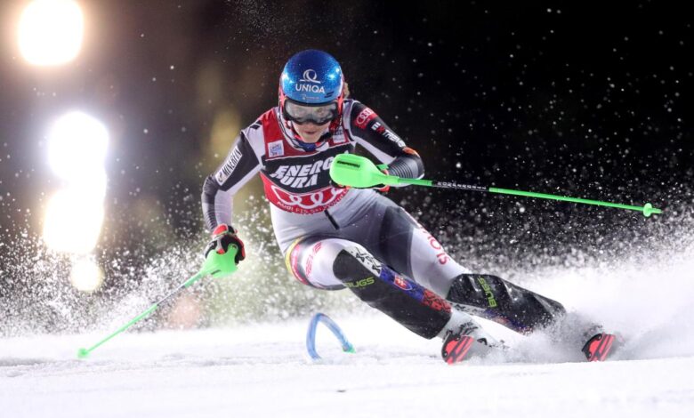 Vlhova wins tough slalom as shiffrin suffers rare blunder