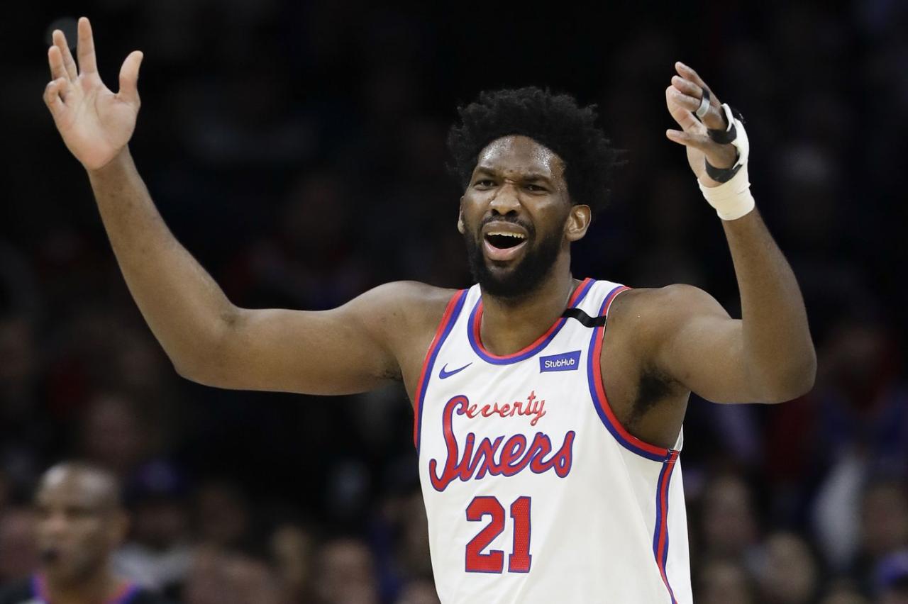 Embiid scores 41 on return in sixers romp