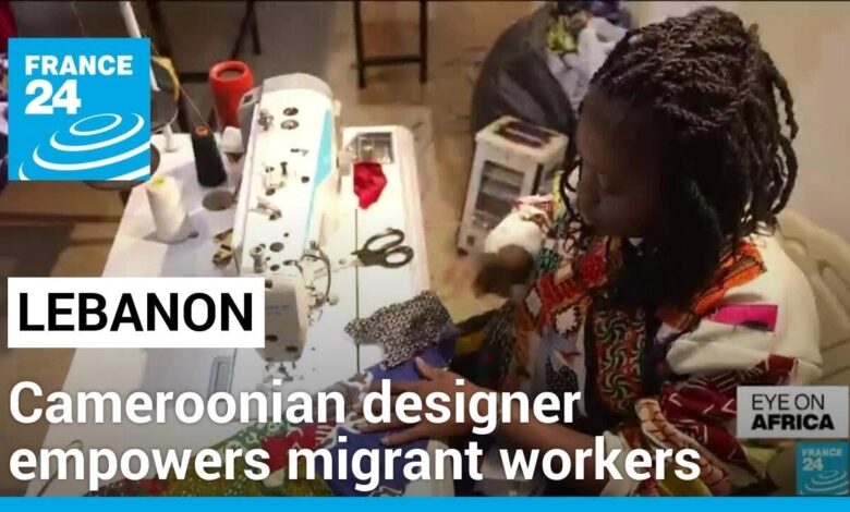 African fashion cameroonian designer empowers migrant workers in lebanon