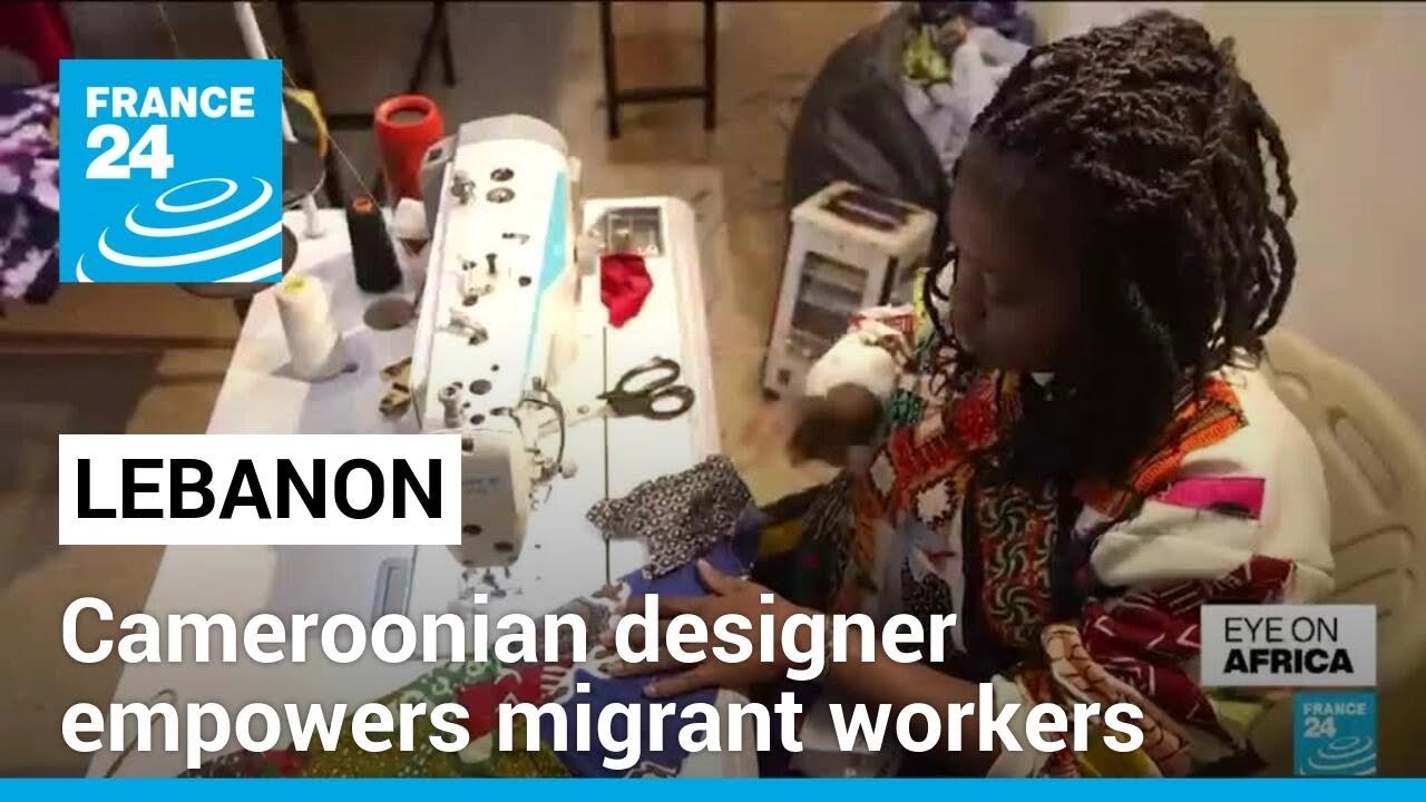 African fashion cameroonian designer empowers migrant workers in lebanon