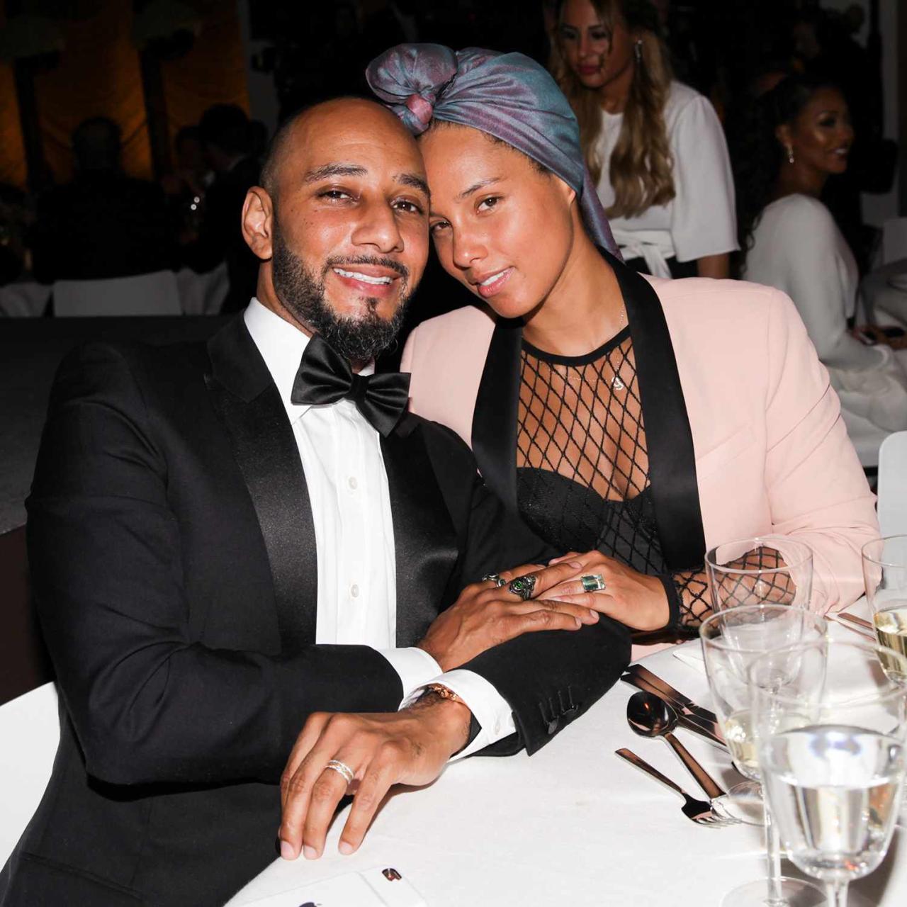 We are here giants of music alicia keys and swizz beatz curate ny mega show