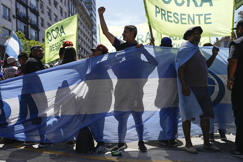 Argentina labor union strike poses major challenge to milei