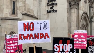 Uk parliament approves sunak s rwanda bill as right wing rebels back down