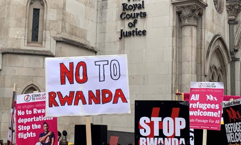 Uk parliament approves sunak s rwanda bill as right wing rebels back down