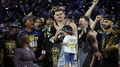 Reigning nba champion nuggets cool down red hot pacers