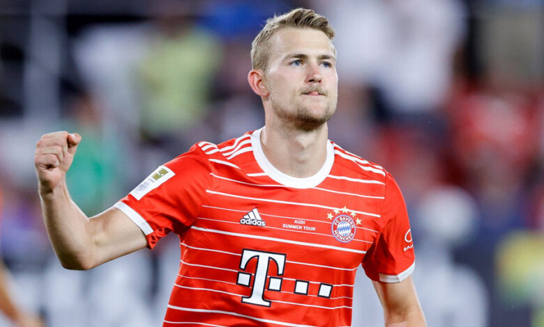 Bayern s de ligt and dier in squad for bremen clash