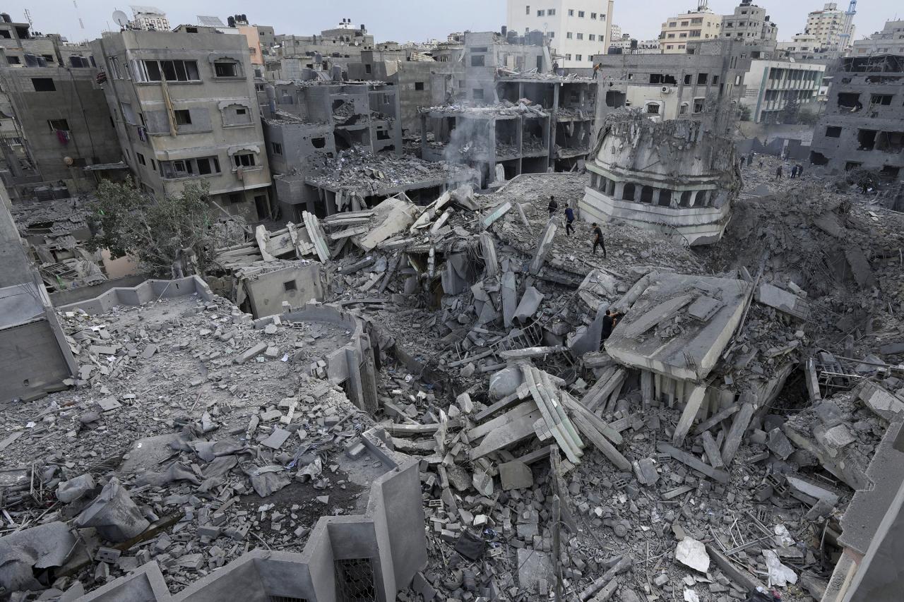 Israel pounds gaza on 99th day of war