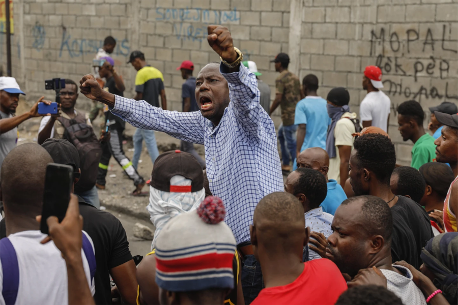 Haiti protests demonstrators call for prime minister to resign