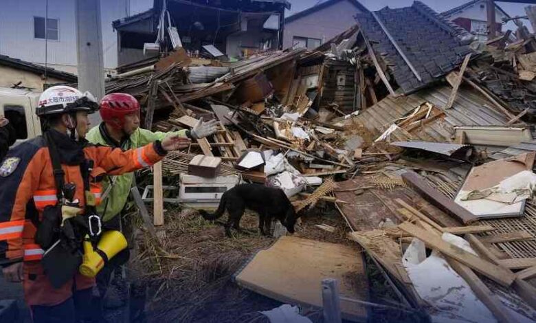 Woman in 90s pulled from rubble five days after japan quake