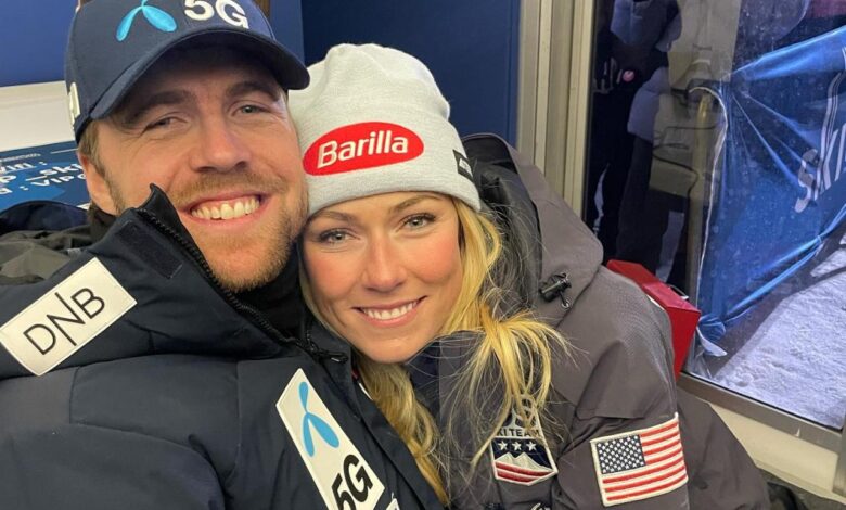 Kilde recovering after heavy crash with shiffrin at his side