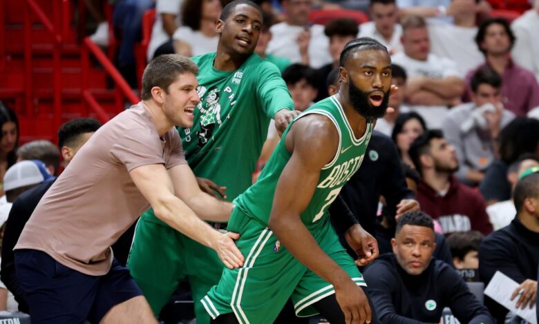 Celtics rout rockets in udoka s nba return to boston