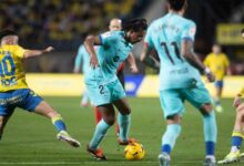 Late gundogan penalty snatches barca win at las palmas