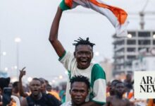 Ivory coast parade through abidjan champions of africa