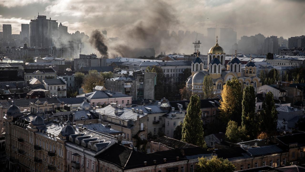 War in ukraine russia rains missiles on kyiv and other cities