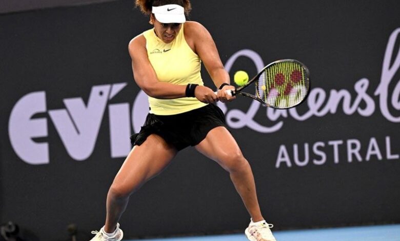 Osaka wins comeback match at brisbane international