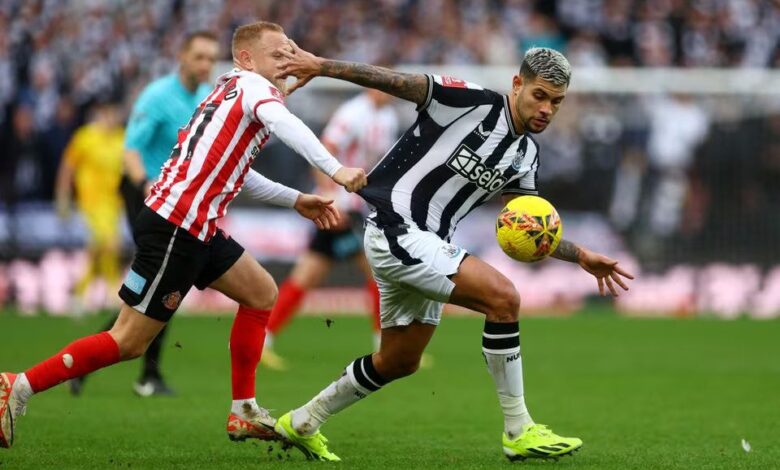 Isak stars as newcastle beat bitter rivals sunderland in fa cup