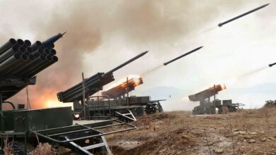 N korea fires artillery shells near s korean islands seoul