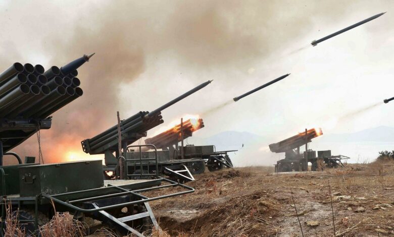 N korea fires artillery shells near s korean islands seoul