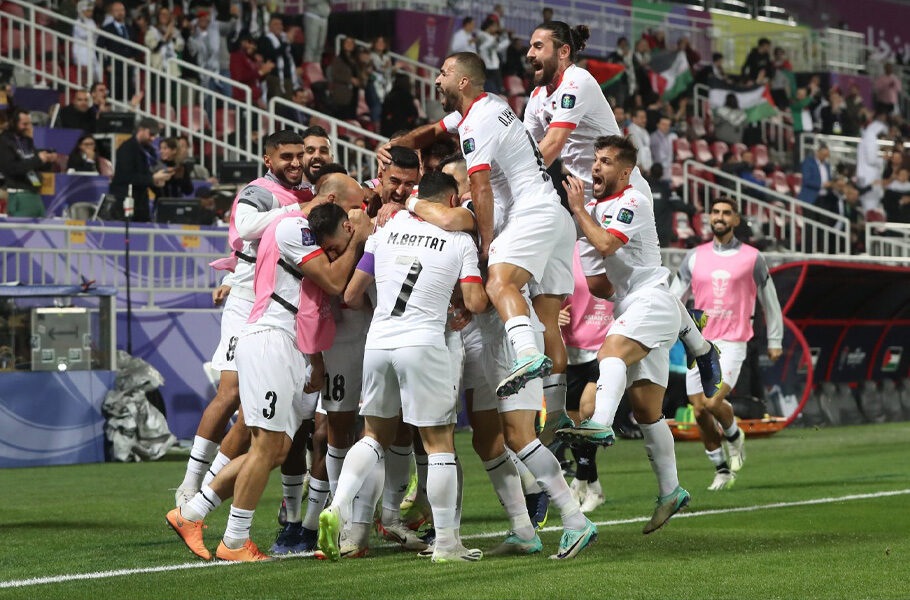 Palestine claim maiden asian cup win to reach knockouts for first time