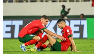 Hakimi misses penalty as south africa knock morocco out of cup of nations