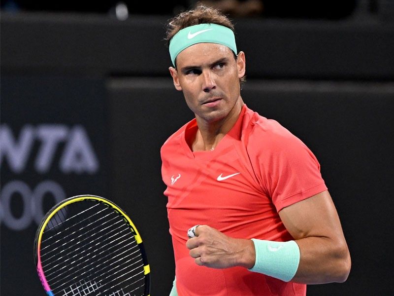 Rafael nadal begins first singles match in almost a year