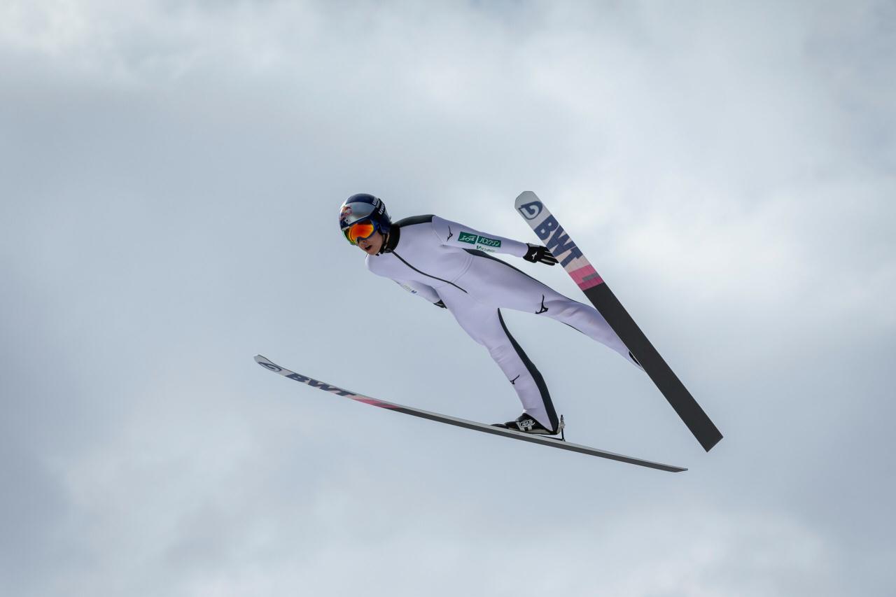 Japan s kobayashi clinches third four hills ski jump crown