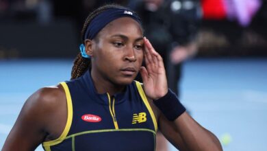 Gauff grinds past kostyuk into australian open semis