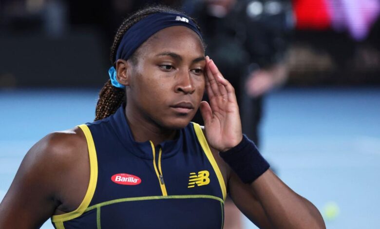 Gauff grinds past kostyuk into australian open semis