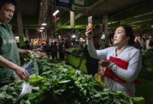 Chinese consumer prices suffer quickest drop in 14 years