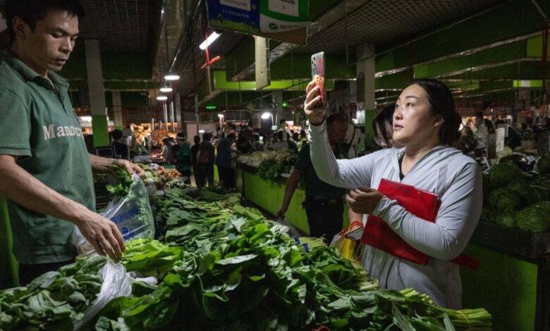 Chinese consumer prices suffer quickest drop in 14 years