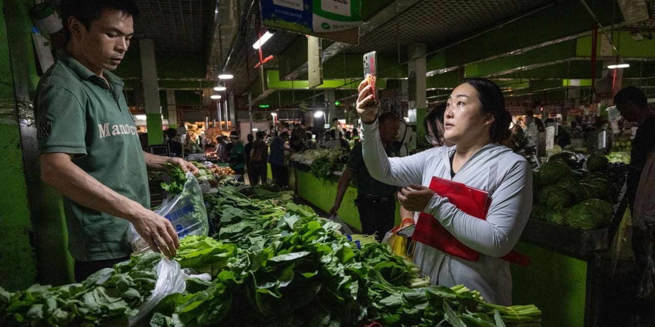 Chinese consumer prices suffer quickest drop in 14 years