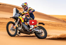 French double in dakar rally as loeb and van beveren win stage nine