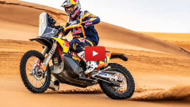 French double in dakar rally as loeb and van beveren win stage nine