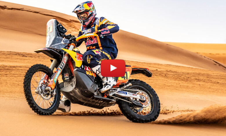 French double in dakar rally as loeb and van beveren win stage nine