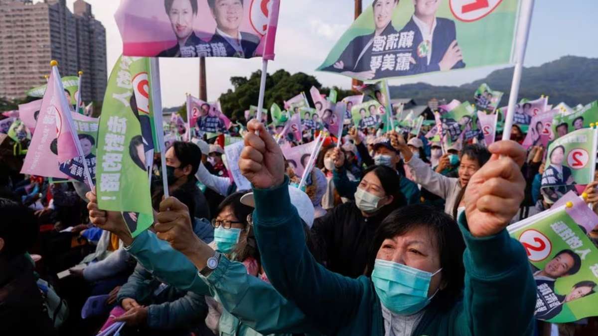 Taiwan will resist china interference in election presidential frontrunner