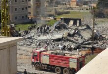 Israel hits lebanon valley in most intense strikes official source