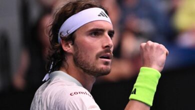 Tsitsipas pleased with passion in australian open canter