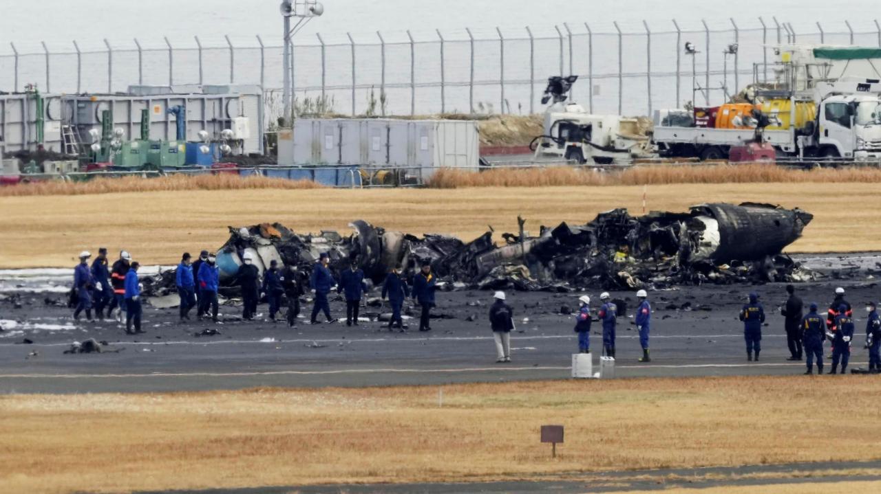 The textbook evacuation from japan jet inferno