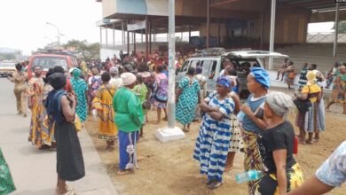Women protest after one killed in bombing in western cameroon